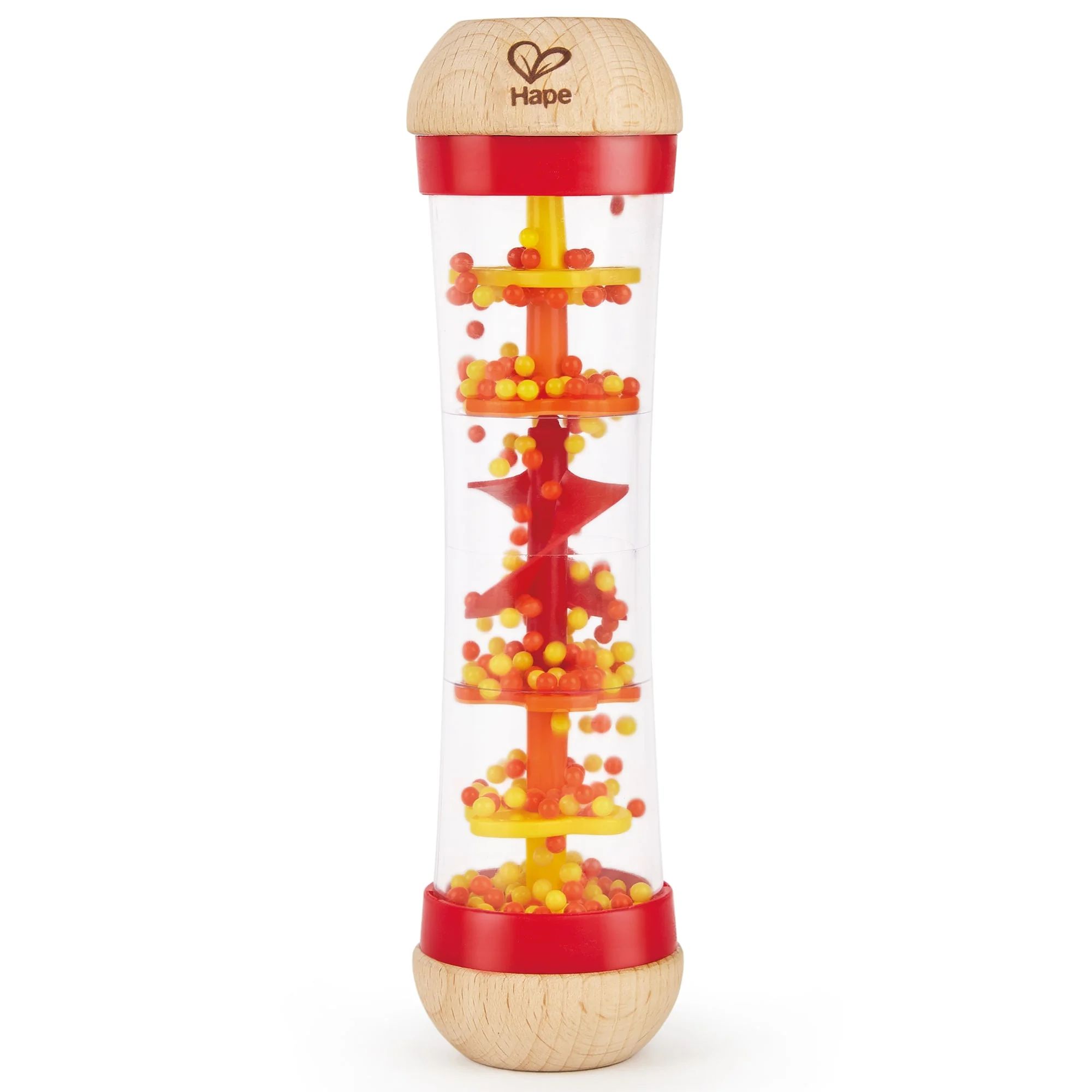 Hape: Beaded Raindrops - Red - Wooden Soothing Sounds Toy, Colorful Bead Design, Music Sensory De... | Walmart (US)