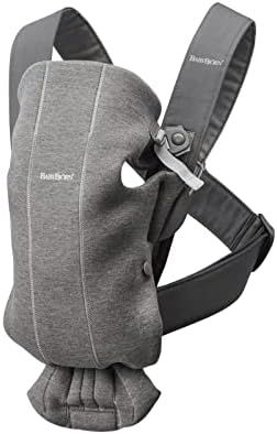 BABYBJÖRN Baby Carrier Mini, 3D Jersey, Dark Grey | Amazon (US)