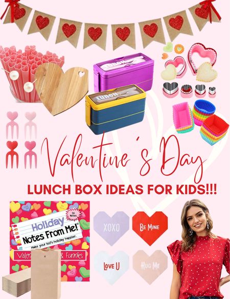Valentine’s Day lunch box ideas for kids!! 

Lunch bag 
Lunch box 
Bento box
Heart shaped food
Heart shaped cookie cutters 
Heart food picks
Lunchbox notes 



Valentine’s Day , amazon home , amazon fashion , amazon finds 

#LTKhome #LTKSeasonal #LTKunder50