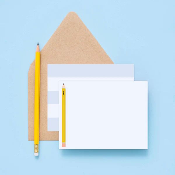 Pencil Notecard | Joy Creative Shop