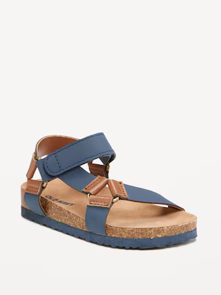 Faux-Leather Strap Sandals for Toddler Boys | Old Navy (US)