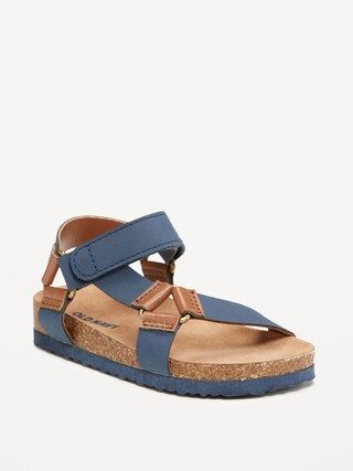 Faux-Leather Strap Sandals for Toddler Boys | Old Navy (US)