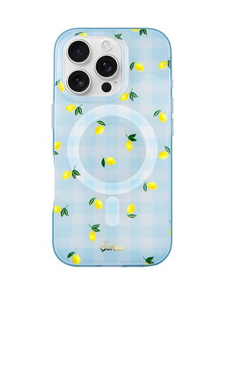 Sonix iPhone 16 Pro Case in Lemon Gingham in Blue. | Revolve Clothing (Global)