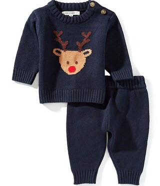 Adventurewear 360 Baby Boys Long Sleeve Reindeer Top & Pants Set | Dillard's | Dillard's
