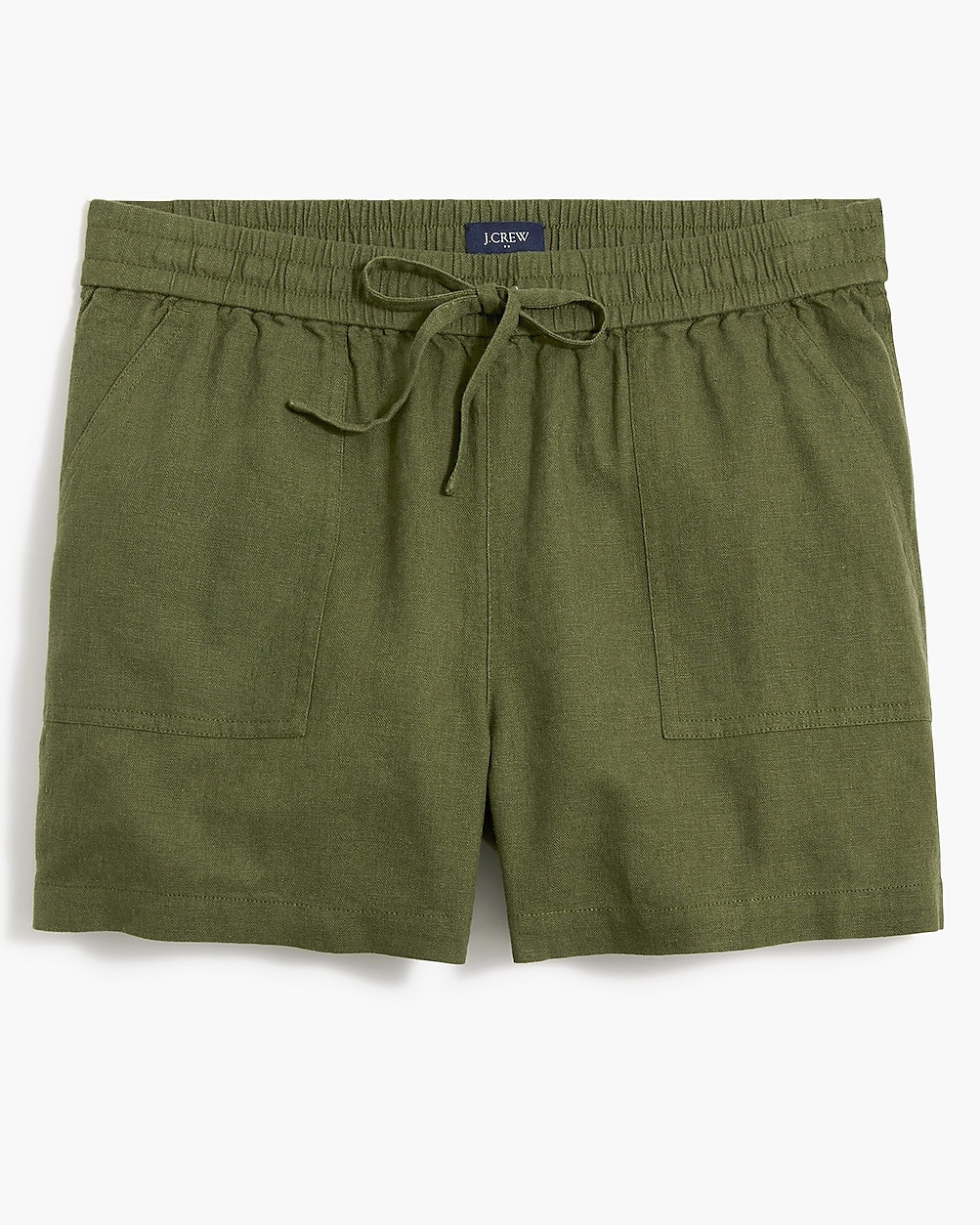 Linen-blend drawstring short | J.Crew Factory