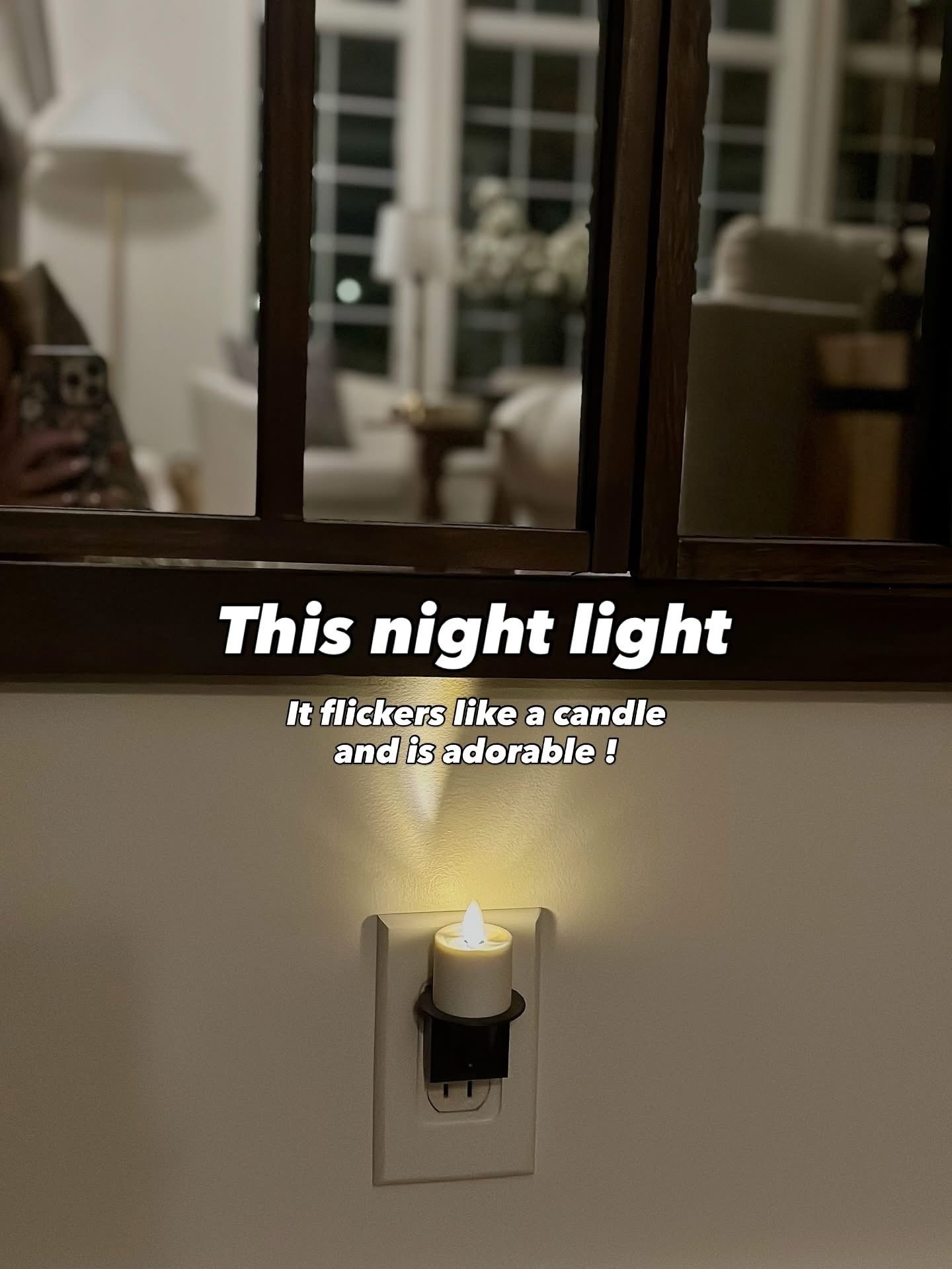 Faux flickering candle night light 

#LTKFindsUnder50 #LTKStyleTip #LTKHome