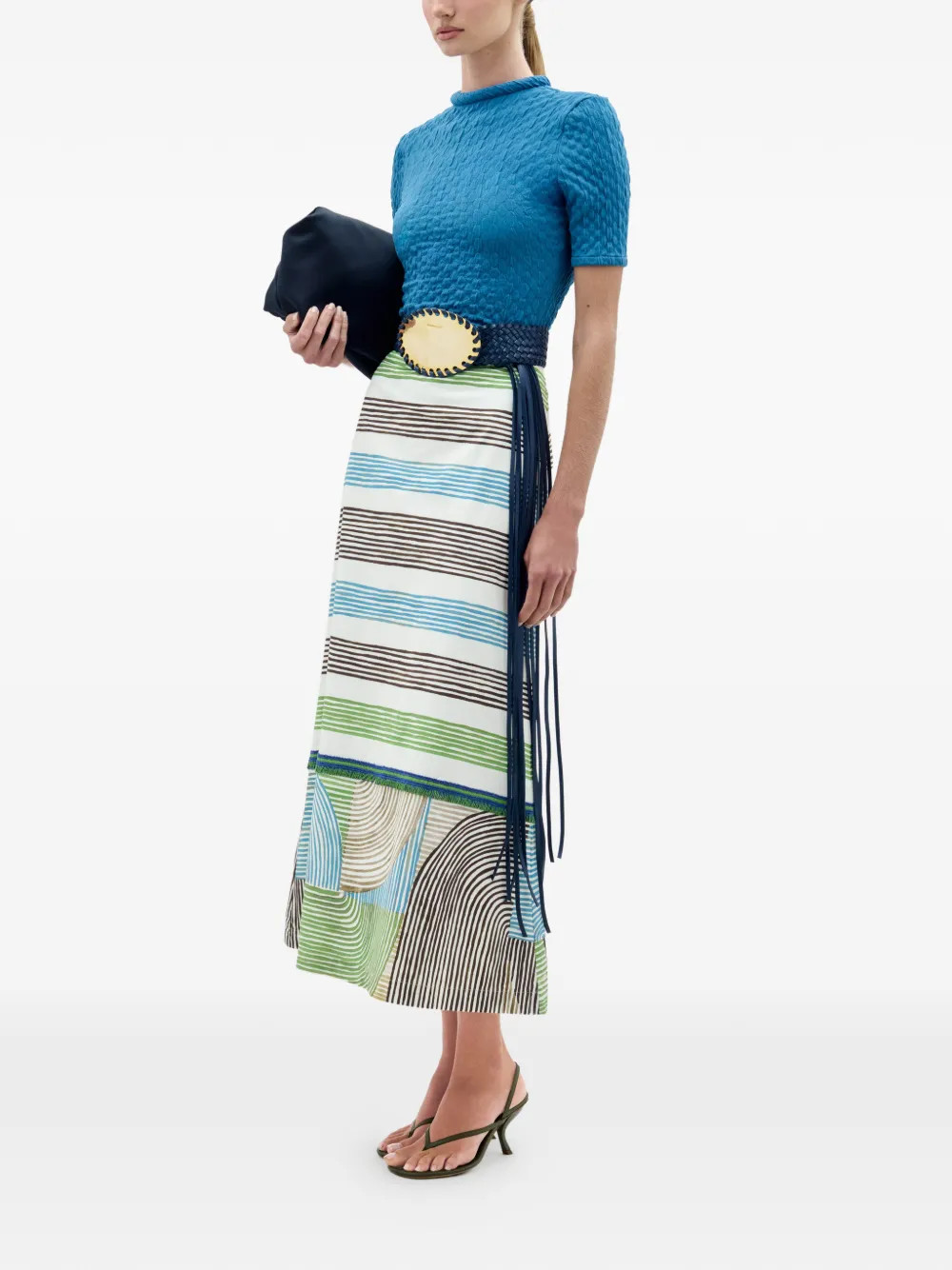 Lyla midi skirt | Farfetch Global