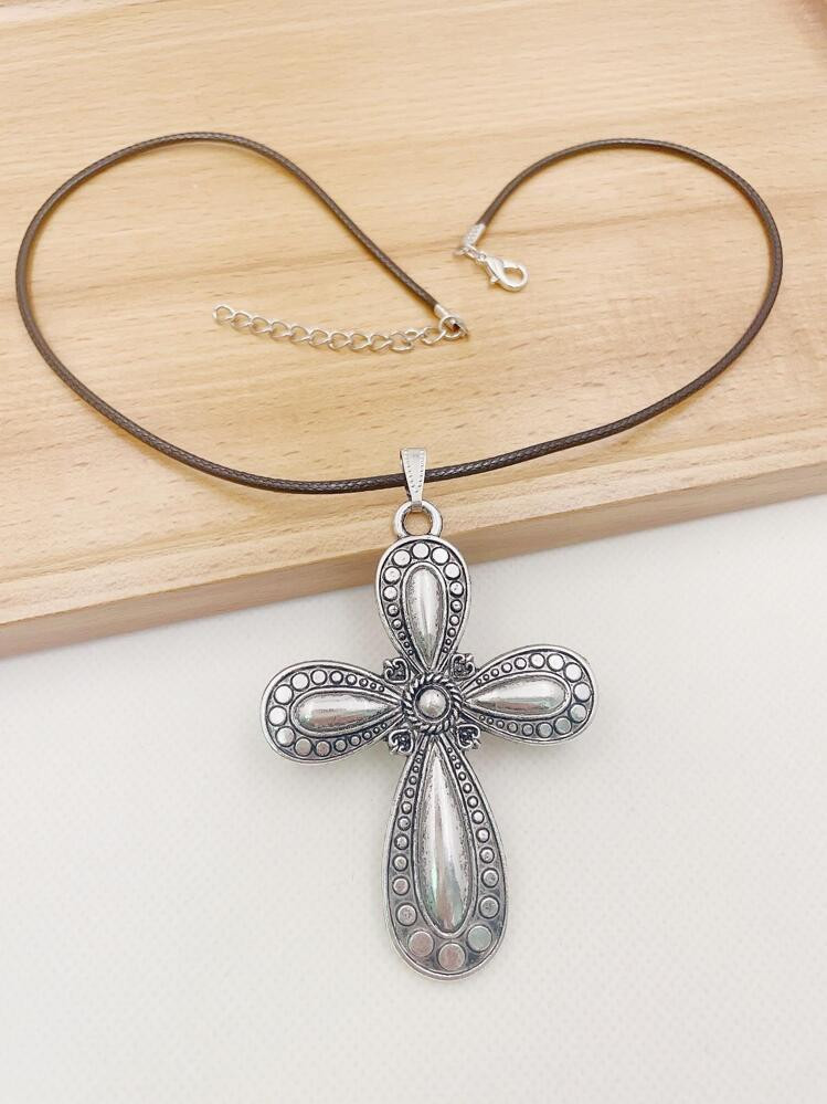 Cross Charm Necklace | SHEIN