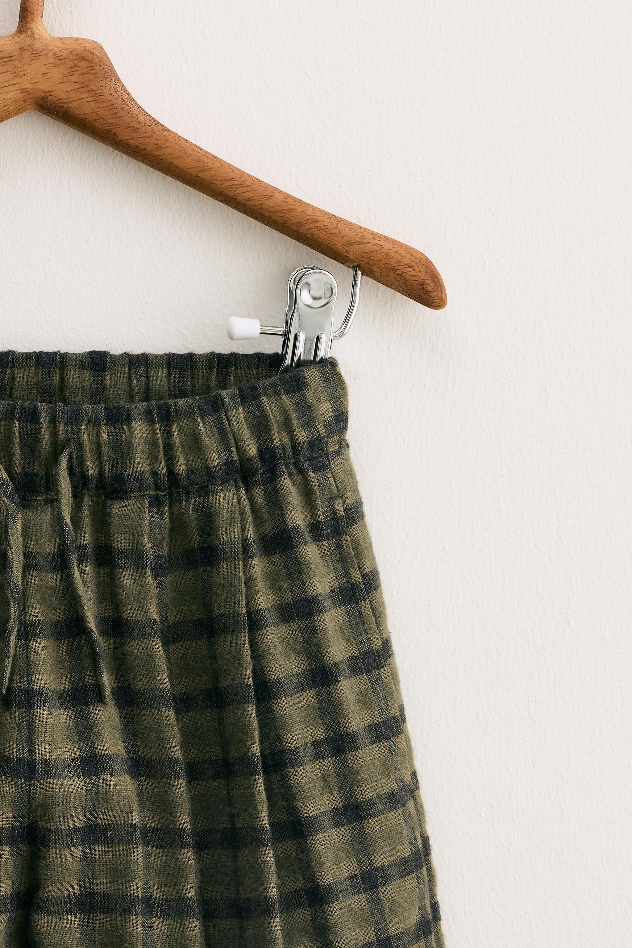 ZARA TIMELESS - CHECK balloon TROUSERS | Zara UK