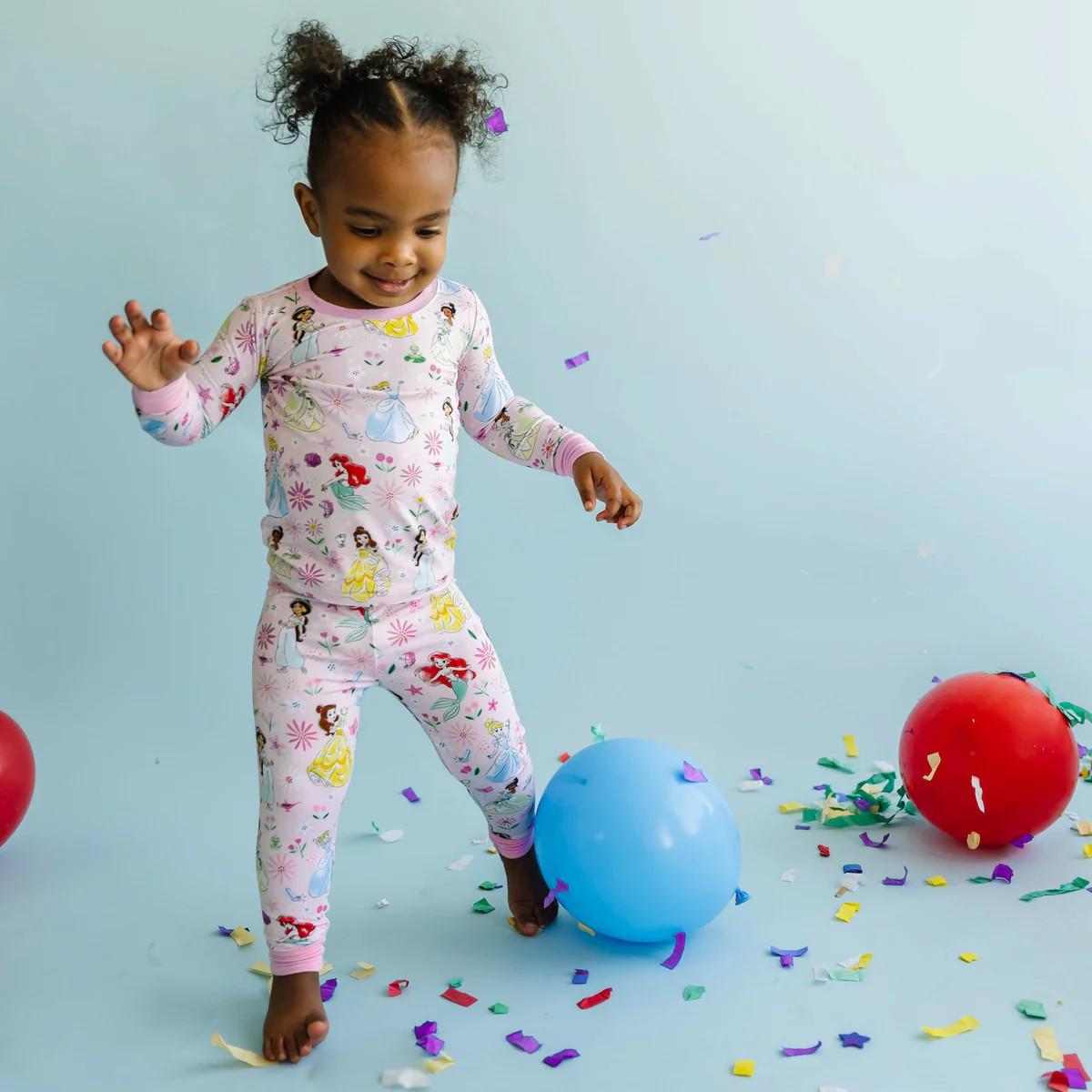 Disney Princess Two-Piece Bamboo Viscose Pajama Set | Little Sleepies