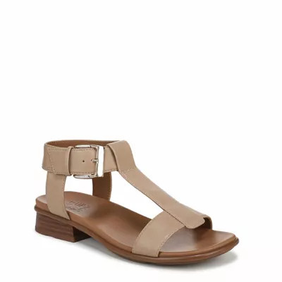 Naturalizer Women's Easton T-Strap Sandals, Tan, 11M | Belk
