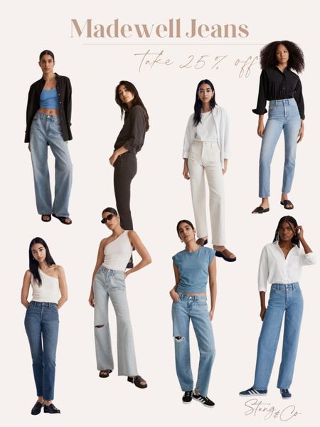 Save 25% site wide at Madewell, including this selection of jeans. 

Jeans - mom jeans - high rise jeans - skinny jeans - bootcut jeans - denim

#LTKsalealert #LTKstyletip #LTKunder100