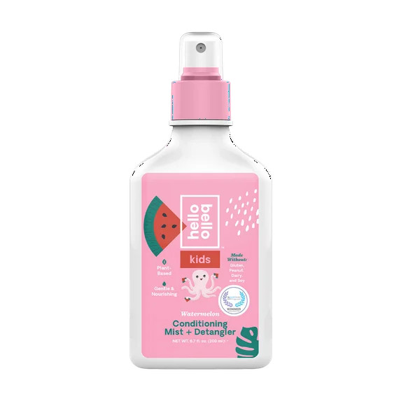 Hello Bello Kids Conditioning Mist & Detangler, Watermelon, 6.7 oz - Walmart.com | Walmart (US)