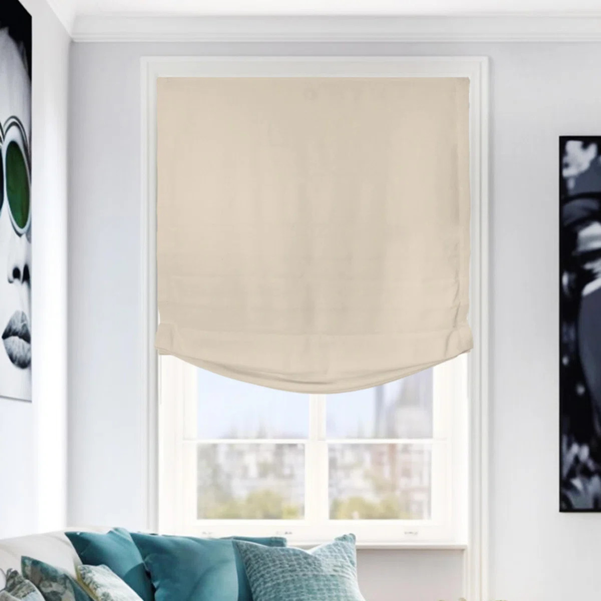 Semi Sheer Roman Shade | Wayfair North America