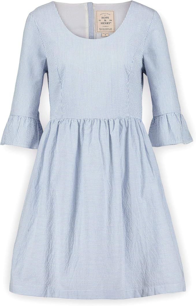 Hope & Henry Womens' Long Sleeve Spring Dress with Sleeve Details | Amazon (US)