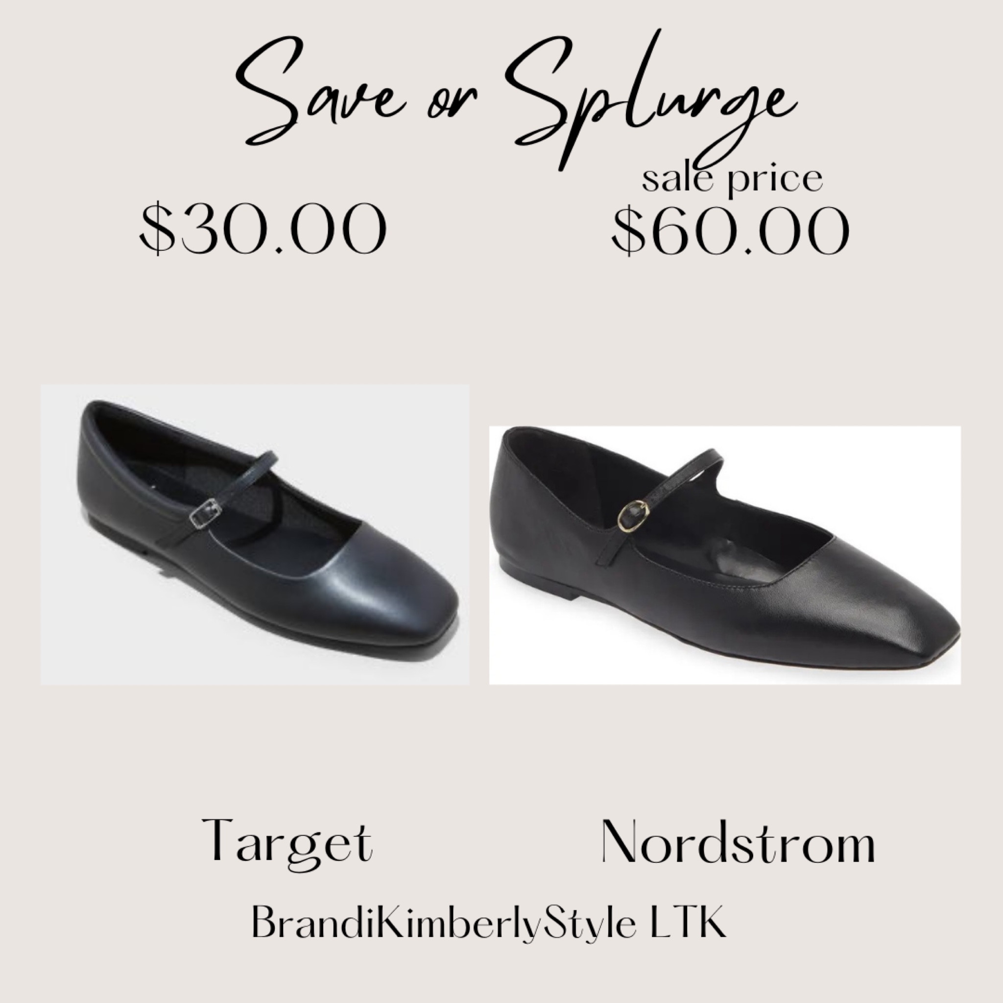 It’s Save or Splurge! These Maryjane flats are near identical! Save with Target’s affordable version. You can Splurge with Nordstrom’s version, comes in other colors but they are selling fast. BrandiKimberlyStyle, fall fashion, fall outfit, shoes  

#LTKxNSale #LTKShoeCrush #LTKSaleAlert