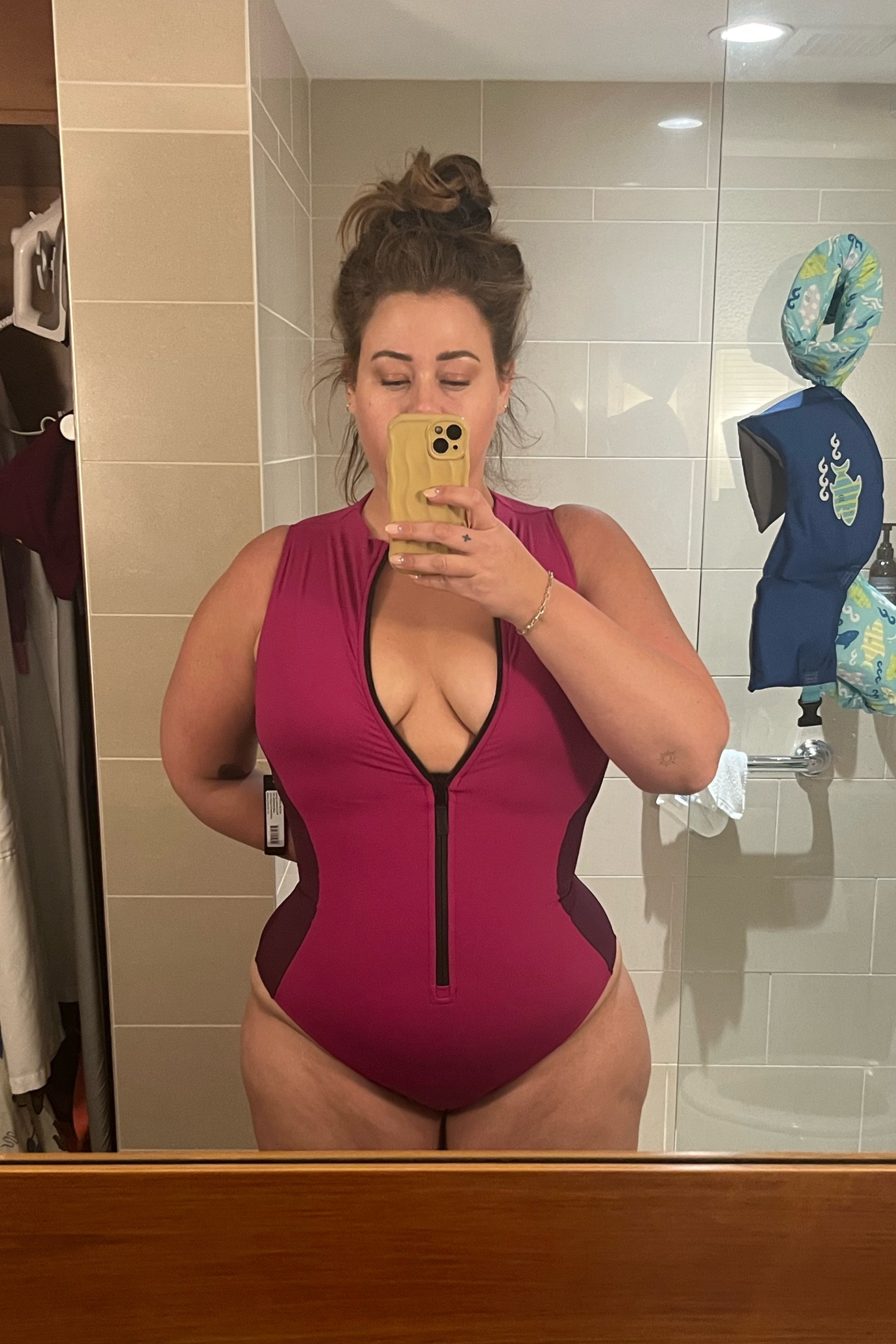 Just when I thought these suits couldn’t get better, they released this one!
These suits are worth the money, and this one is tall girl friendly! Comes in tall or extra tall lengths. 
I am wearing an XL reg/tall 
#bathingsuit

#LTKplussize #LTKtravel #LTKcanada