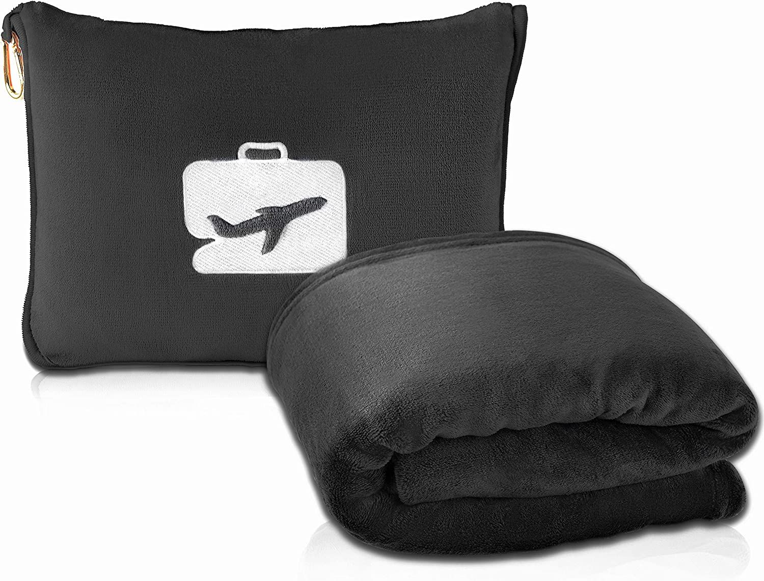 EverSnug Travel Blanket and Pillow - Premium Soft 2 in 1 Airplane Blanket with Soft Bag Pillowcas... | Amazon (US)