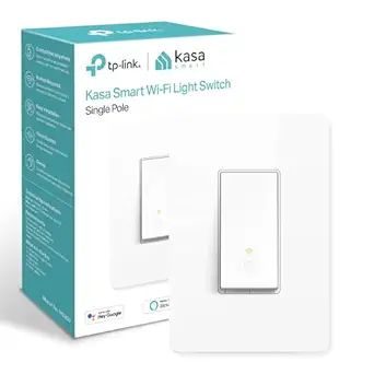 Kasa Smart Light Switch HS200, Single Pole, Needs Neutral Wire, 2.4GHz Wi-Fi Light Switch Works w... | Amazon (US)
