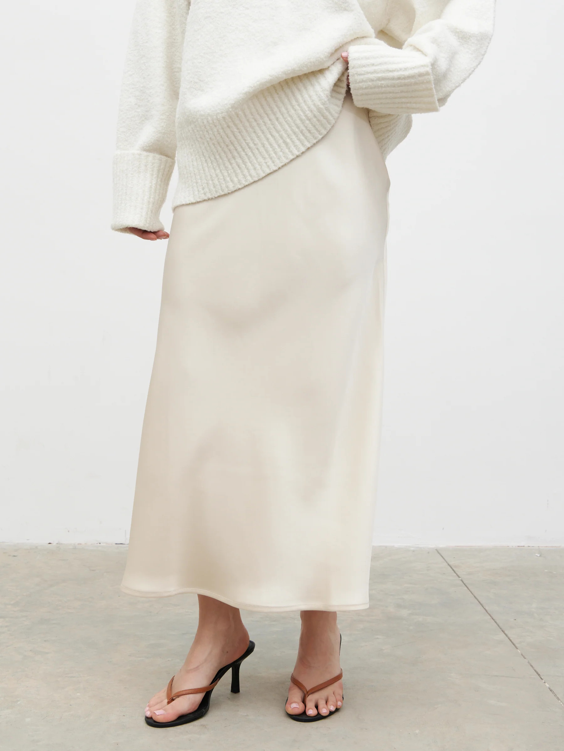 Breya Satin Midaxi Skirt | Pretty Lavish (UK)