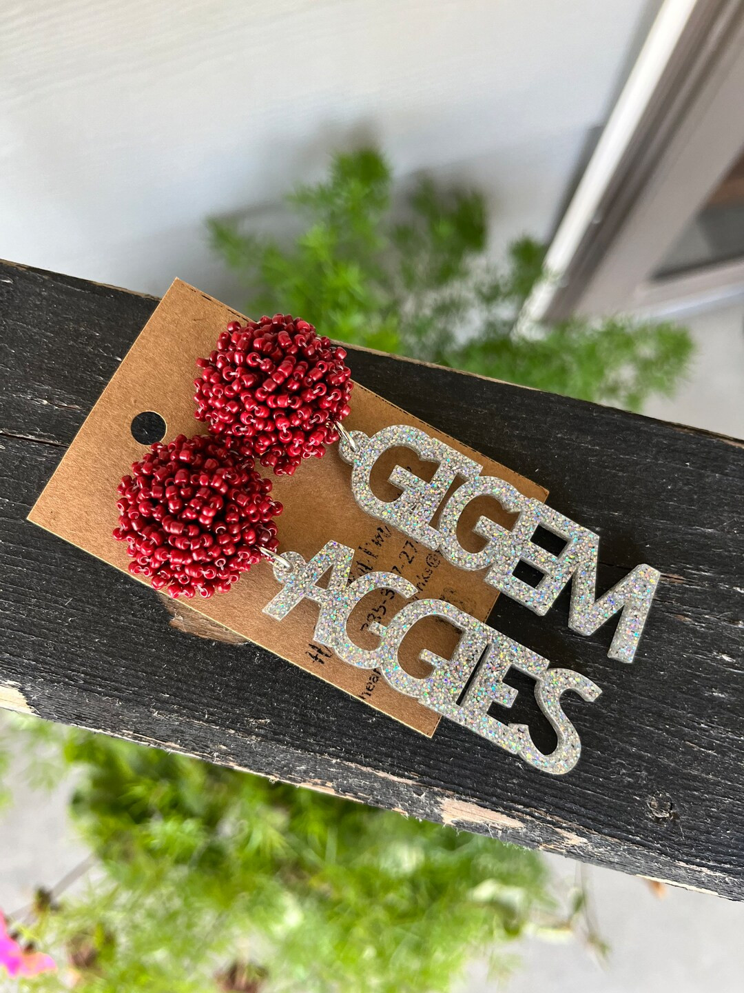 Texas A&M Earrings Perfect for Rush - Etsy | Etsy (US)