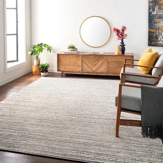 Tranquil Modern Grey and Taupe Area Rug - 2'7" x 10' Runner | Bed Bath & Beyond