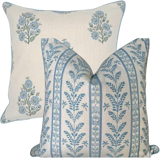 Louis and Camille Bundle Pillow Covers Grandmillennial Home Decor | Amazon (US)