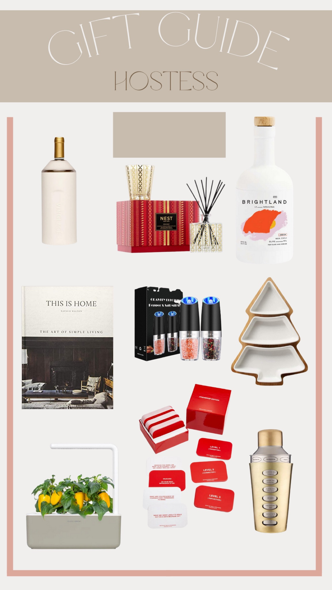 GIFT
GUIDE 🎄 
- the hostess

#LTKGiftGuide #LTKHoliday #LTKSeasonal
