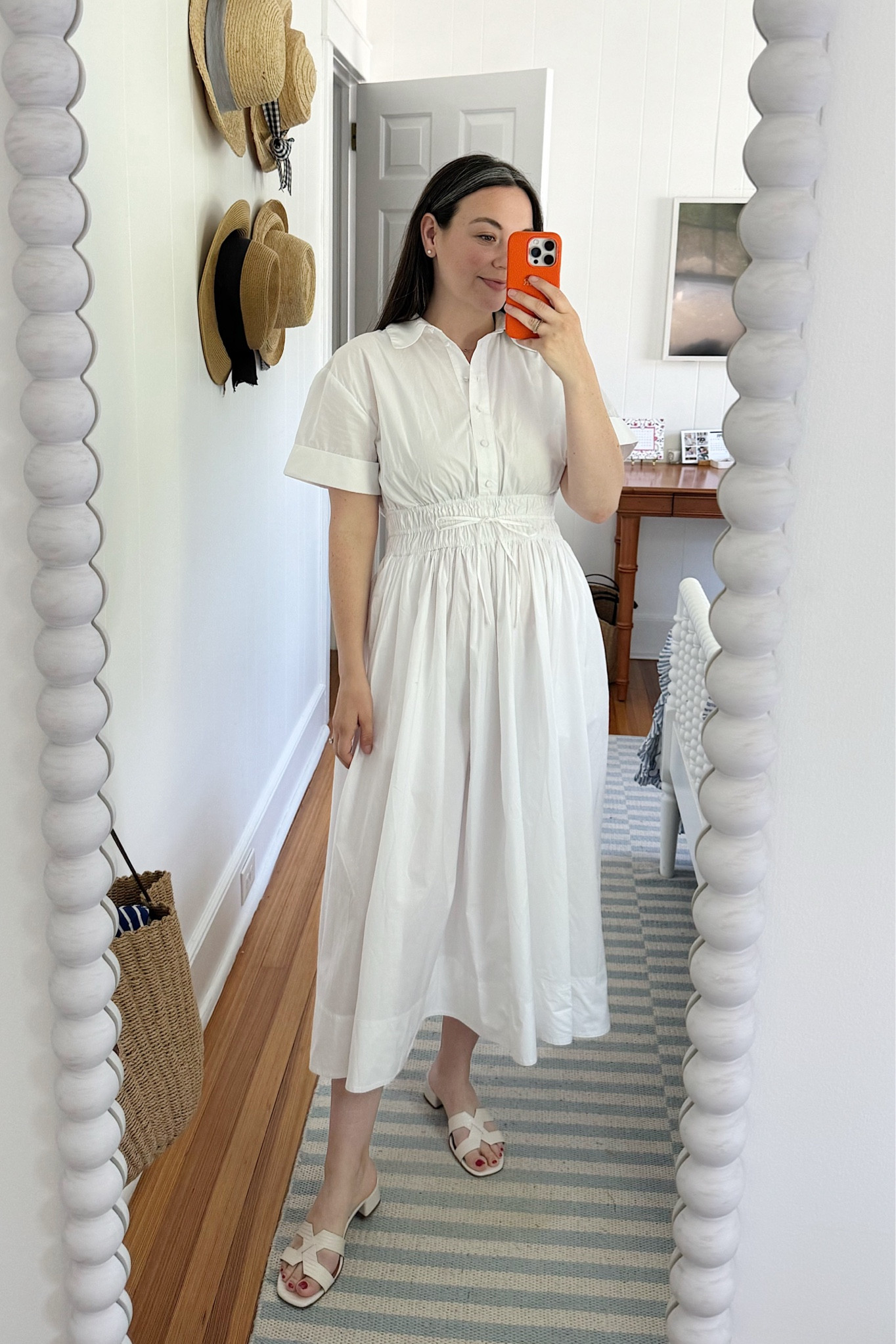 White shirt dress 