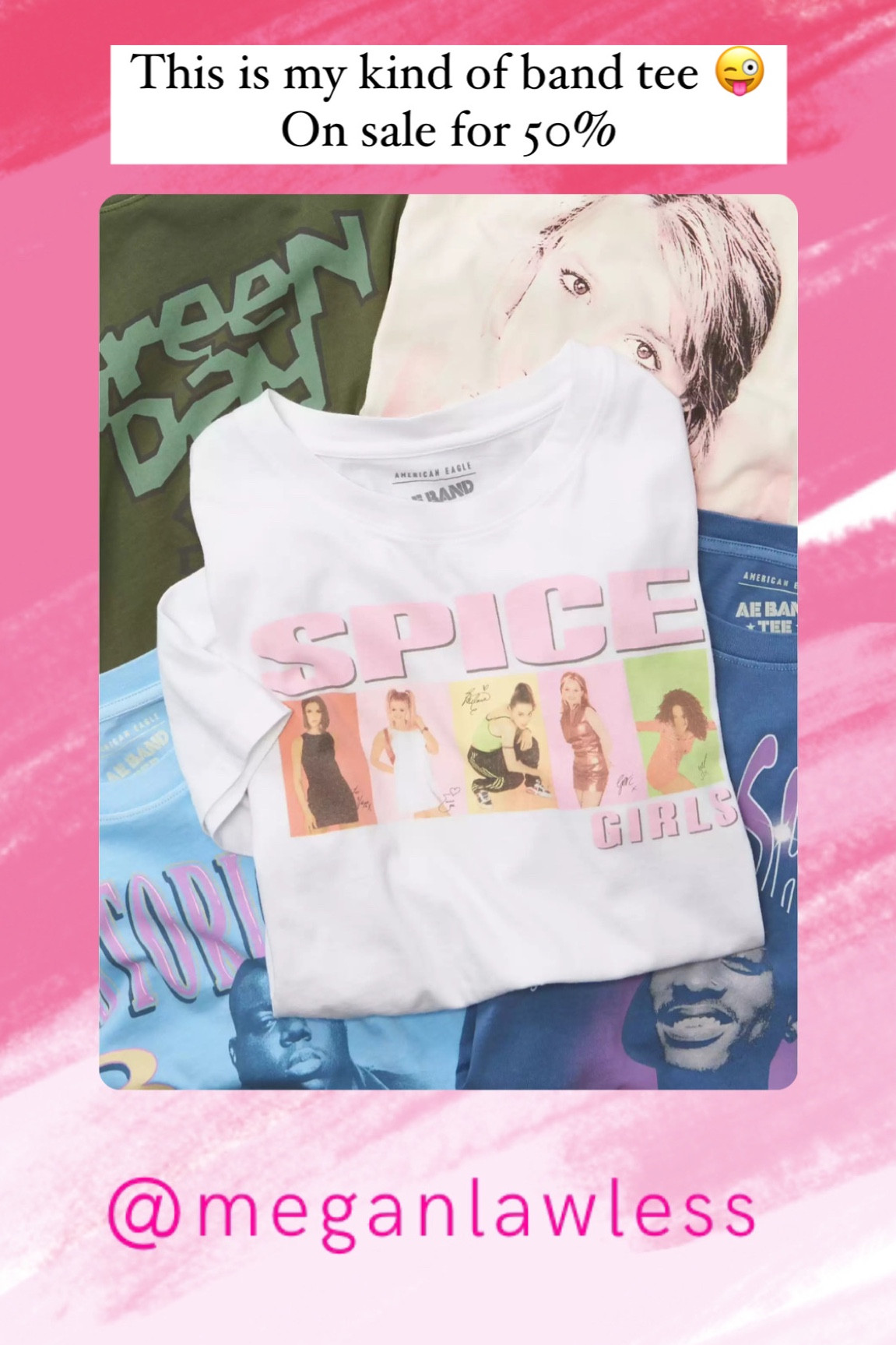 Band tee / spice girls / aerie / ae

#LTKsalealert #LTKunder50 #LTKcurves