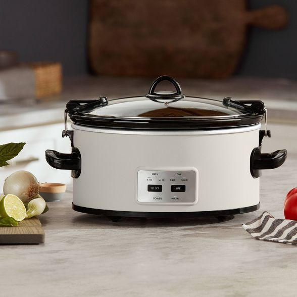 Crock Pot 6qt Cook and Carry Programmable Slow Cooker - Hearth & Hand with Magnolia | Target