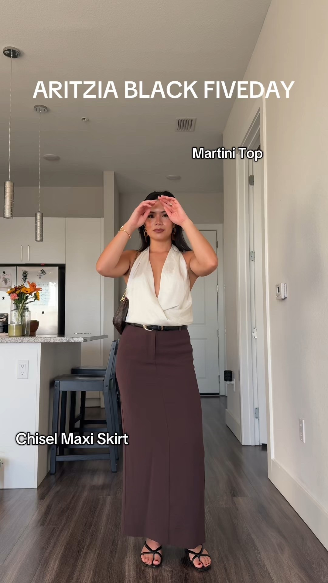 
Aritzia black fiveday favs! 
Martini top size 2XS
Chisel maxi skirt size 2
Element tube top size 2
Limitless pants short size 2
Brynn jacket size 0
Denim Forum Farrah Hi-Rise wide size 26 

#LTKCyberWeek #LTKWorkwear #LTKHoliday