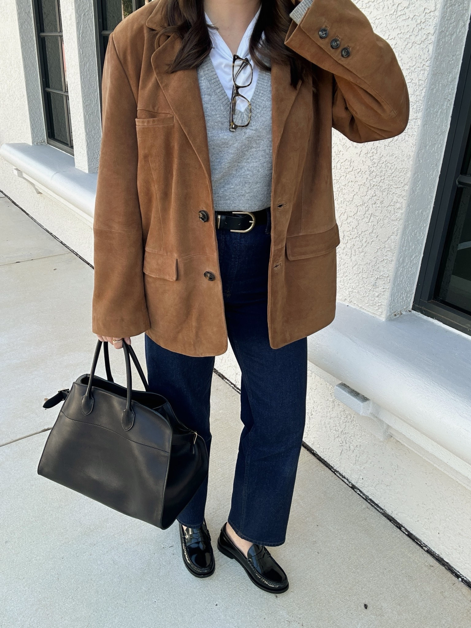 Fall outfit, suede jacket, denim, loafers



#LTKStyleTip #LTKSeasonal
