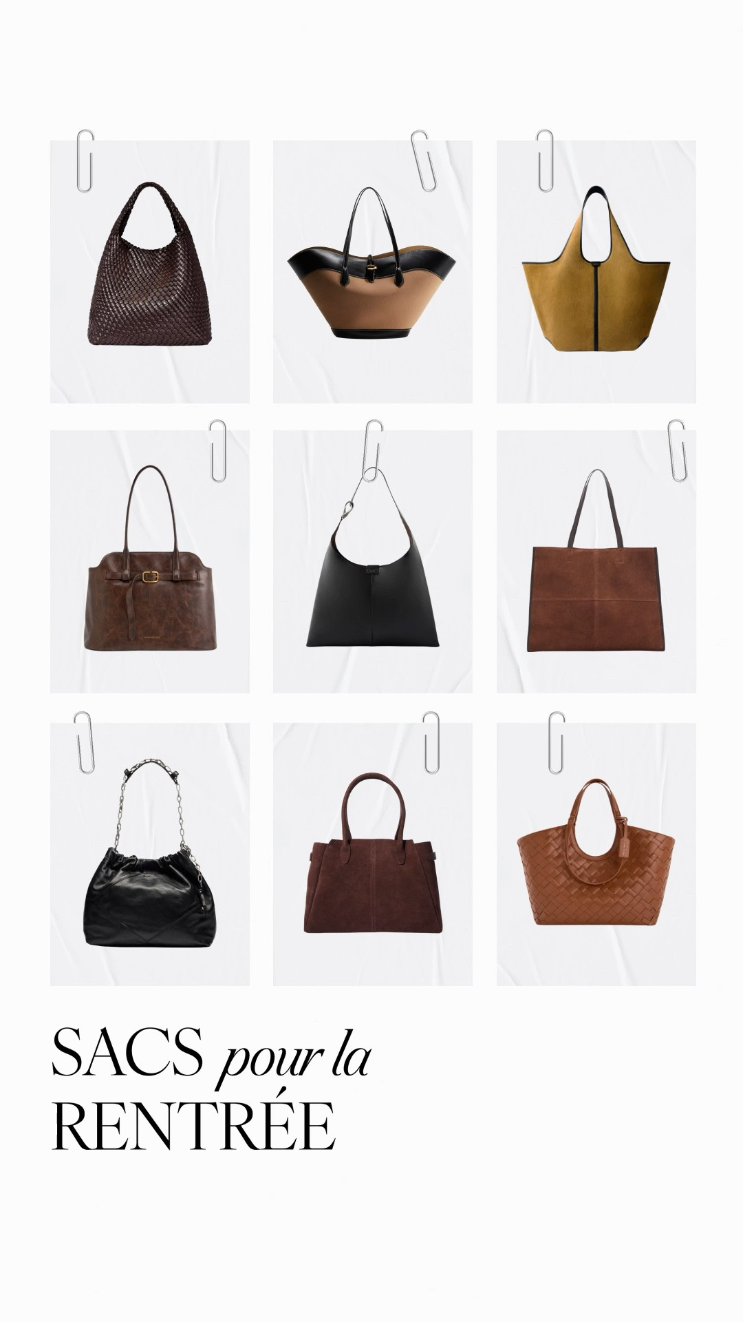 Sélection de sacs cabas pour le travail ou la rentrée 👜

Publicité  

#LTKworkwear #LTKbag #LTKeurope