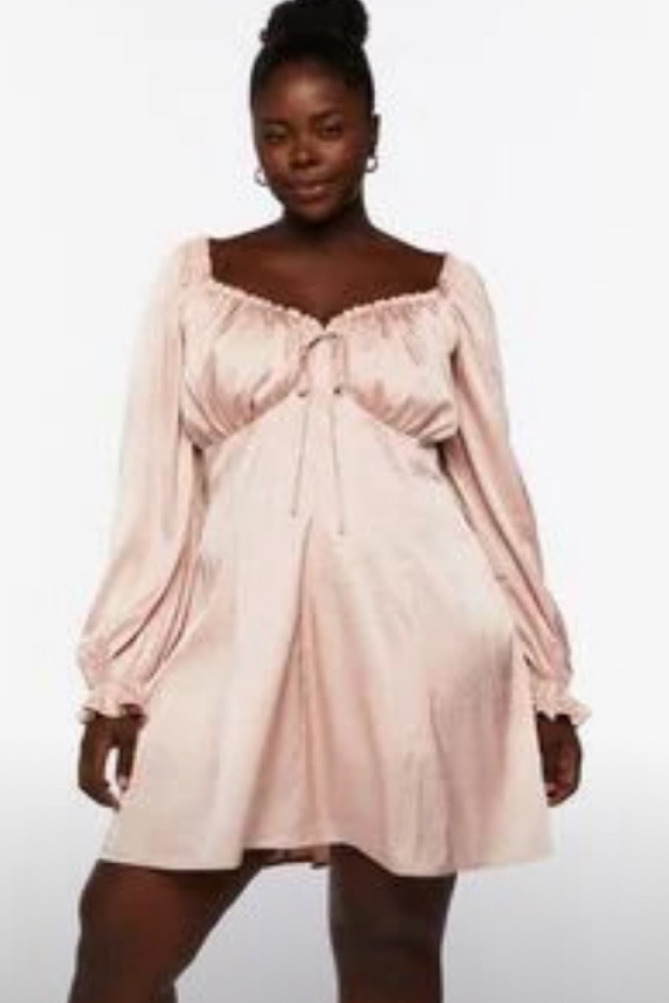 plus size peasant dress