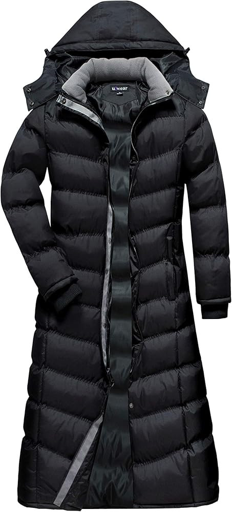 Women's Water Resistance Puffer Winter Full Length Coat with Hood | Amazon (US)
