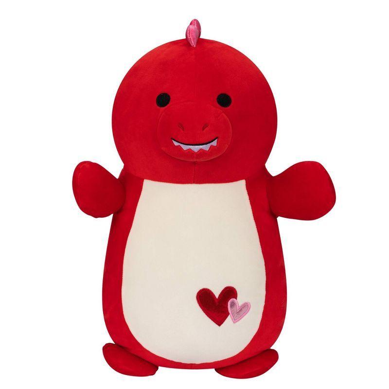 Squishmallows HugMees 18" Duster the Red Dinosaur Plush Toy | Target
