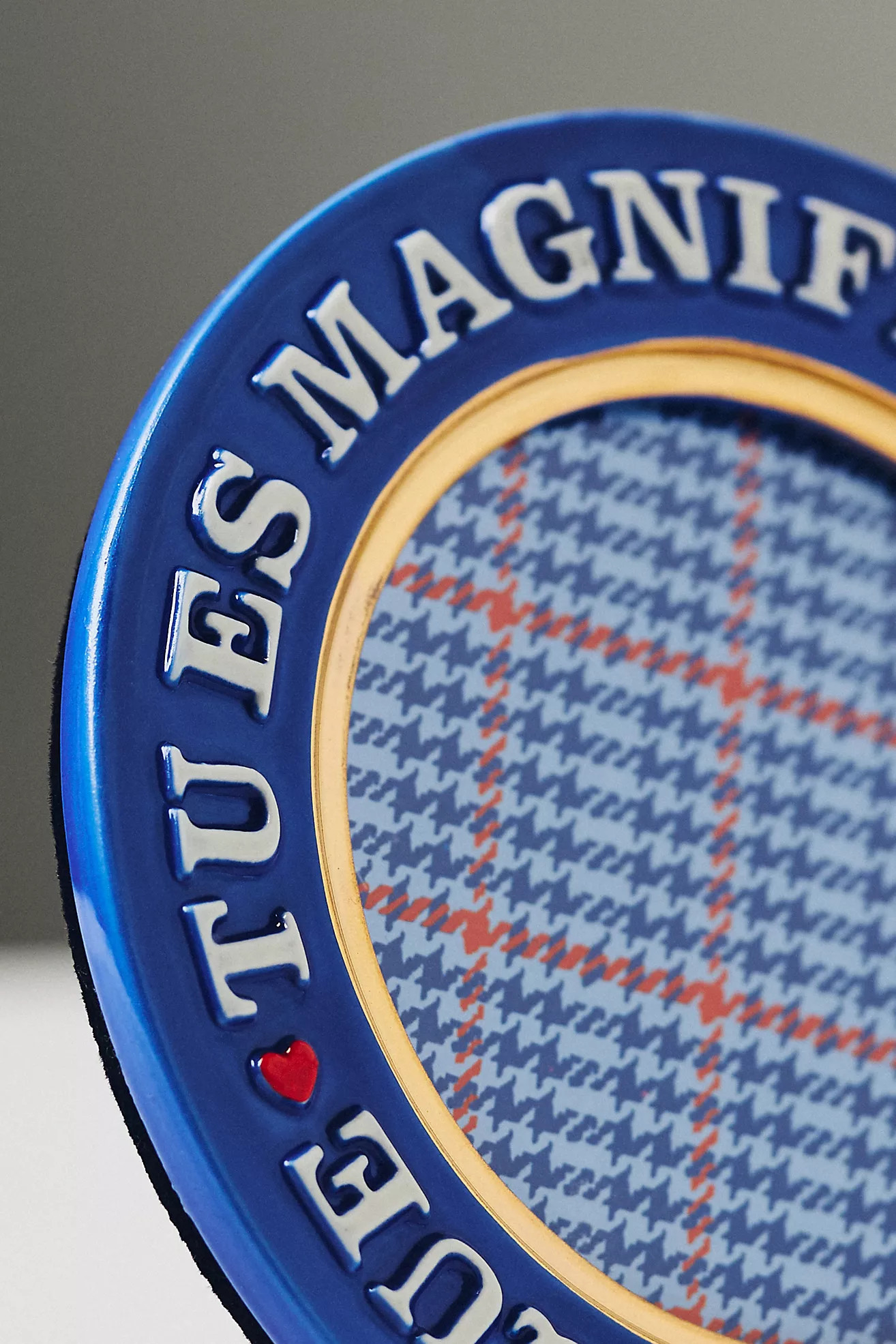 Claudette Text Stoneware Picture Frame | Anthropologie (US)