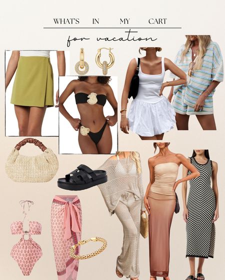 Amazon vacation outfits & swim coverups! 

Maxi dress/ vacation outfit/ resort outfit / resort outfit / crochet coverup