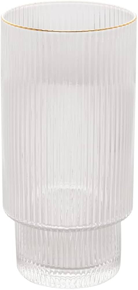 Wolff COPOS ALTOS DE CRISTAL COM BORDA DOURADA LINES 400ML TRANSPARENTE 2 PEÇAS | Amazon (BR)