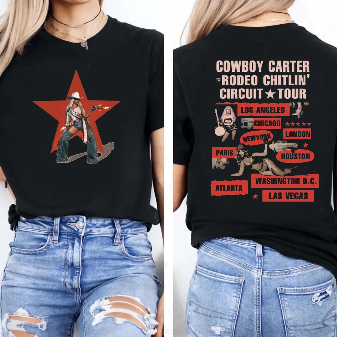 Beyonce Cowboy Carter Tour Shirt - Etsy | Etsy (US)