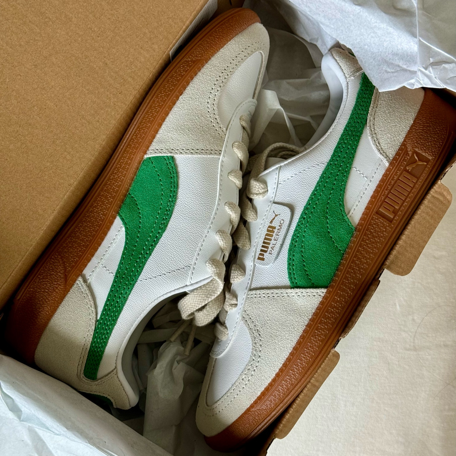 Puma Palermo shoes!!! Been seeing soo many colorful sneakers lately and wanted to test it out with a hint of color. Macy’s is having a sale on them! 

#LTKStyleTip #LTKFindsUnder100 #LTKShoeCrush