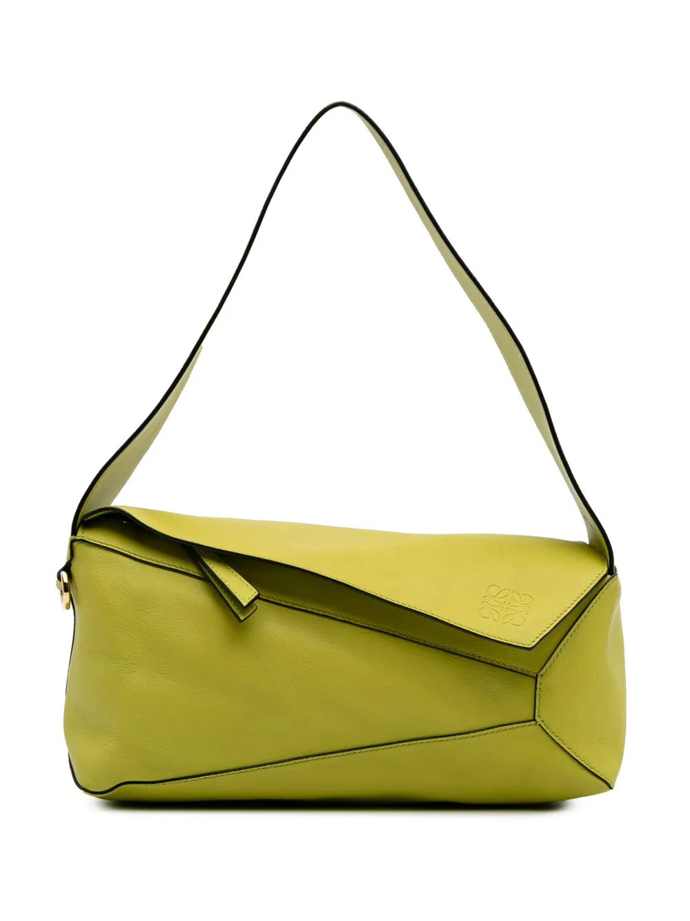 Loewe Pre-Owned 2021 Calfskin Puzzle Hobo shoulder bag - Yellow | Farfetch Global