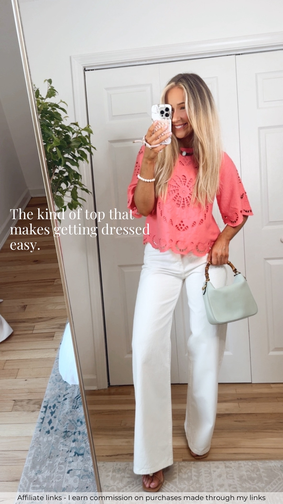 Affiliate links - I earn commission on purchases made through my links | pink summer tops