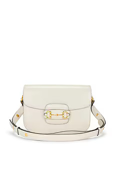 FWRD Renew Gucci Horsebit 1955 Shoulder Bag in White from Revolve.com | Revolve Clothing (Global)