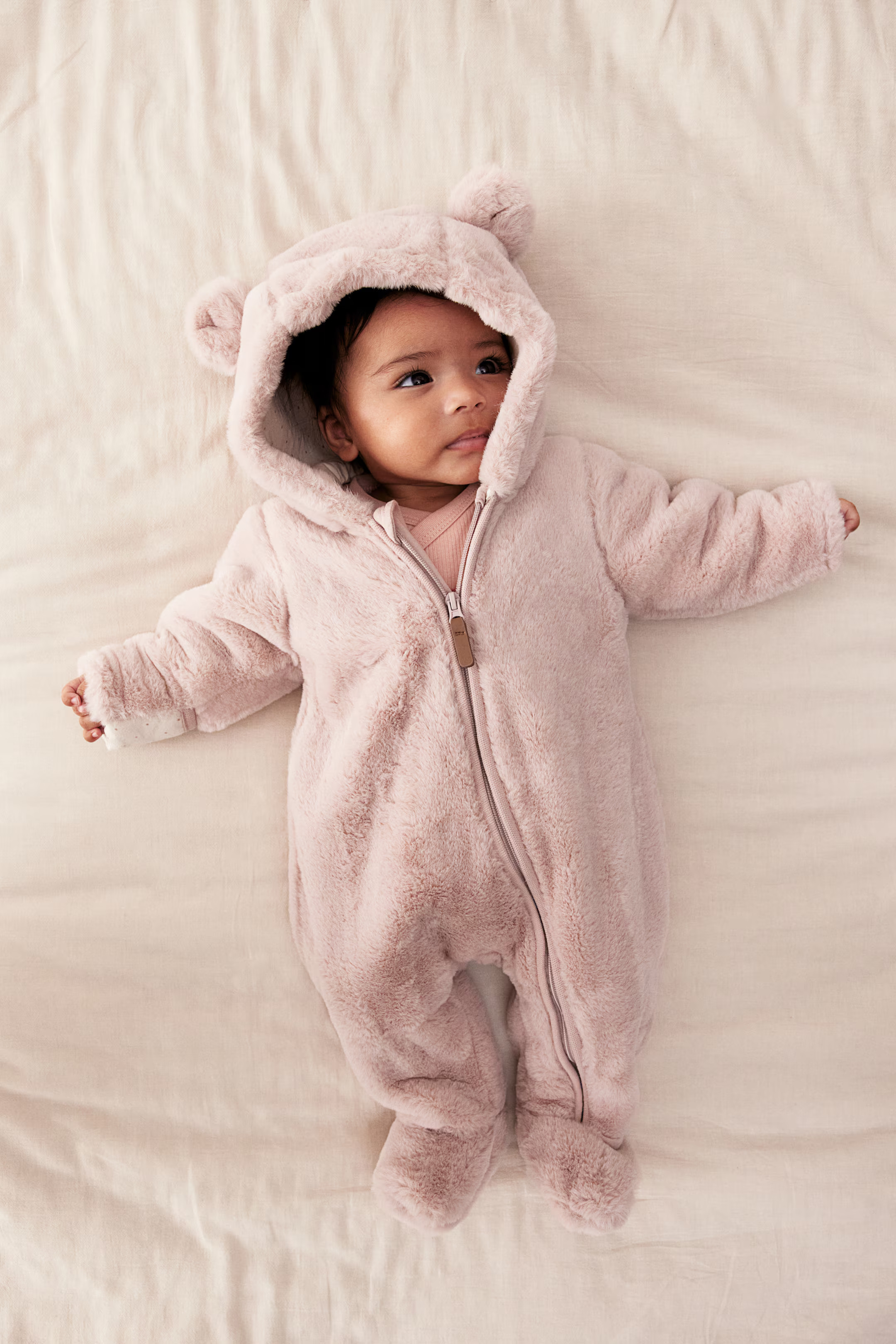 Pramsuit - Light pink - Kids | H&M GB | H&M (UK, MY, IN, SG, PH, TW, HK)