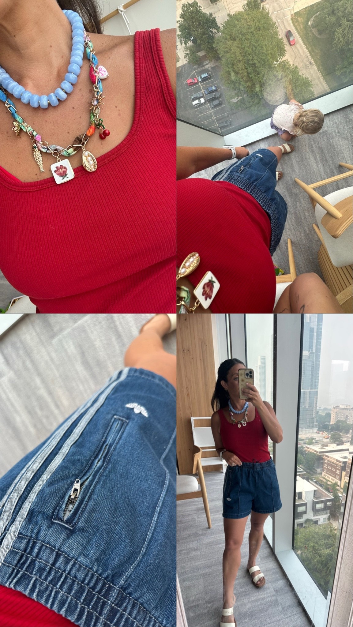 Mid 30s outfit idea - Amazon jewelry- adidas outfit

#LTKPetite #LTKmomlife #LTKootd