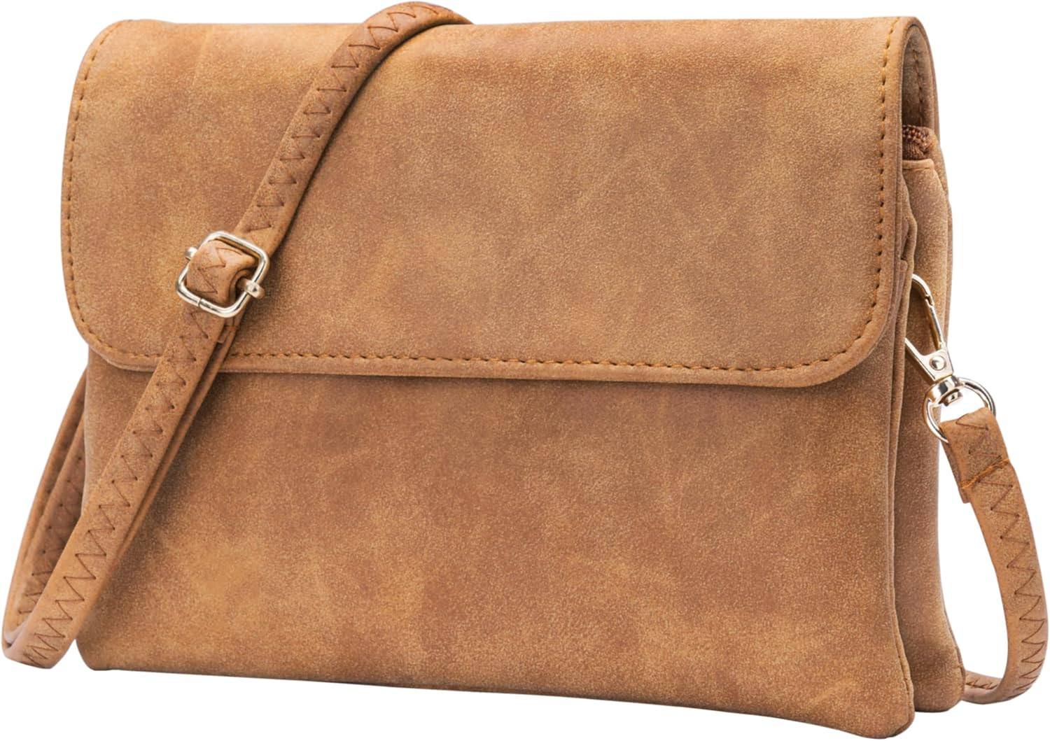 Small Crossbody Bags for Women,Vegan Leather Cell Phone Purse with Adjustable Shoulder Strap for Travel | Amazon (US)