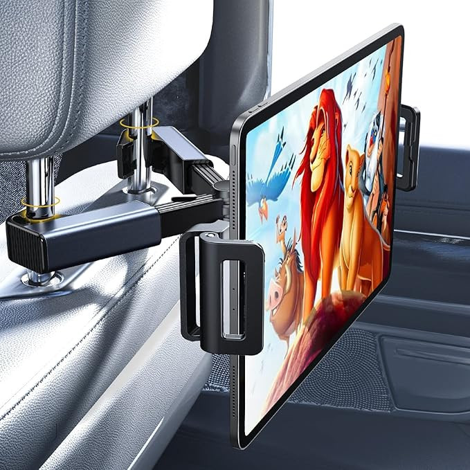 LISEN Tablet iPad Holder for Car Mount Headrest Must Have, iPad Car Holder Back Seat Travel Acces... | Amazon (US)