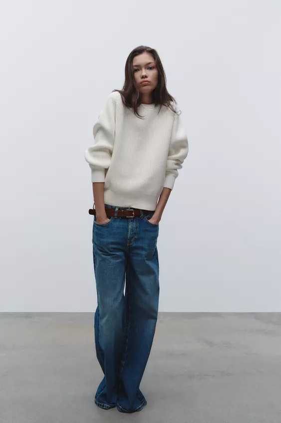 PURL KNIT SWEATER | Zara US